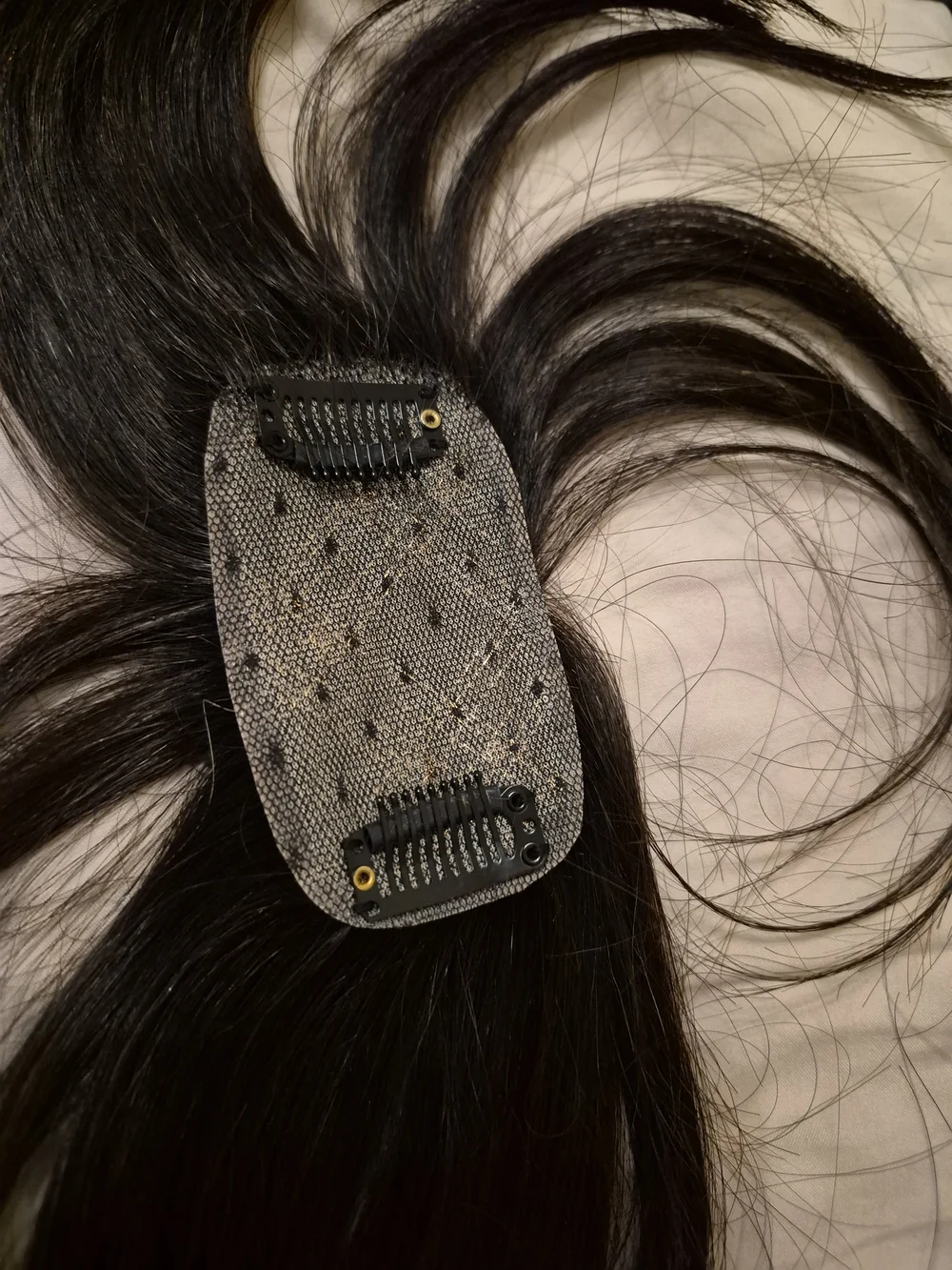 Black Human Hair Topper